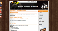 Desktop Screenshot of fa-ablakok.hu