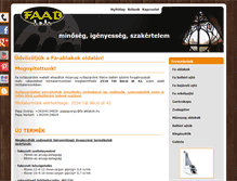 Tablet Screenshot of fa-ablakok.hu